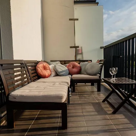 Apricot Mokotow 3 Rooms&parking 公寓 *